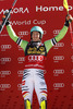 Winner Felix Neureuther of Germany at the flower ceremony of the men slalom race of Audi FIS Alpine skiing World cup in Kranjska Gora, Slovenia. The 53rd Vitranc cup men slalom race of Audi FIS Alpine skiing World cup 2013-2014 was held on Sunday, 9th of March 2014 on Podkoren course in Kranjska Gora, Slovenia
