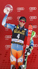 Third placed Henrik Kristoffersen of Norway at the flower ceremony of the men slalom race of Audi FIS Alpine skiing World cup in Kranjska Gora, Slovenia. The 53rd Vitranc cup men slalom race of Audi FIS Alpine skiing World cup 2013-2014 was held on Sunday, 9th of March 2014 on Podkoren course in Kranjska Gora, Slovenia
