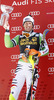 Second placed Fritz Dopfer of Germany at the flower ceremony of the men slalom race of Audi FIS Alpine skiing World cup in Kranjska Gora, Slovenia. The 53rd Vitranc cup men slalom race of Audi FIS Alpine skiing World cup 2013-2014 was held on Sunday, 9th of March 2014 on Podkoren course in Kranjska Gora, Slovenia
