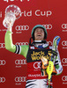 Winner Felix Neureuther of Germany at the flower ceremony of the men slalom race of Audi FIS Alpine skiing World cup in Kranjska Gora, Slovenia. The 53rd Vitranc cup men slalom race of Audi FIS Alpine skiing World cup 2013-2014 was held on Sunday, 9th of March 2014 on Podkoren course in Kranjska Gora, Slovenia
