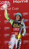 Winner Felix Neureuther of Germany at the flower ceremony of the men slalom race of Audi FIS Alpine skiing World cup in Kranjska Gora, Slovenia. The 53rd Vitranc cup men slalom race of Audi FIS Alpine skiing World cup 2013-2014 was held on Sunday, 9th of March 2014 on Podkoren course in Kranjska Gora, Slovenia
