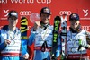 Hannes Richelt (AUT), Aksel Lund Svindal (NOR), Erik Guay (CAN) during Mens Downhill of FIS Ski Alpine World Cup at the Pista Silvano Beltrametti in Lenzerheide, Switzerland on 2014/03/12.
