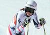 Cornelia Huetter (AUT) during Womens Downhill of FIS Ski Alpine World Cup at the Pista Silvano Beltrametti in Lenzerheide, Switzerland on 2014/03/12.
