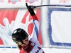 Lara Gut during Womens Super G of FIS Ski Alpine World Cup at the Pista Silvano Beltrametti in Lenzerheide, Switzerland on 2014/03/13.
