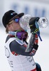 Ted Ligety (USA) with overall giant slalom crystal globe after mens Giant Slalom of FIS Ski Alpine World Cup finals at the Pista Silvano Beltrametti in Lenzerheide, Switzerland on 2014/03/15.
