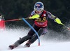 Mikaela Shiffrin (USA) during Womens Slalom of FIS Ski Alpine World Cup finals at the Pista Silvano Beltrametti in Lenzerheide, Switzerland on 2014/03/15.
