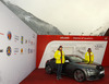 Samu Torsti (L) and Marcus Sandell (R) of Finland during Audi Media talk which was held in Soelden, Austria, ahead of start of Audi FIS Alpine skiing World Cup season 2014-2015. Audi Media talk was held in Giggi Tenne in Soelden, Austria, on Thursday, 23rd of October 2014.
