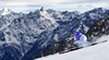 Jessica Lindell-Vikarby of Sweden skiing in first run of women giant slalom race of Audi FIS Alpine skiing World cup in Soelden, Austria. First race of Audi FIS Alpine skiing World cup season 2014-2015, was held on Saturday, 25th of October 2014 on Rettenbach glacier above Soelden, Austria
