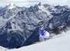 Jessica Lindell-Vikarby of Sweden skiing in first run of women giant slalom race of Audi FIS Alpine skiing World cup in Soelden, Austria. First race of Audi FIS Alpine skiing World cup season 2014-2015, was held on Saturday, 25th of October 2014 on Rettenbach glacier above Soelden, Austria
