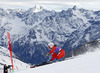 Federica Brignone of Italy skiing in first run of women giant slalom race of Audi FIS Alpine skiing World cup in Soelden, Austria. First race of Audi FIS Alpine skiing World cup season 2014-2015, was held on Saturday, 25th of October 2014 on Rettenbach glacier above Soelden, Austria
