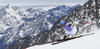 Sara Hector of Sweden skiing in first run of women giant slalom race of Audi FIS Alpine skiing World cup in Soelden, Austria. First race of Audi FIS Alpine skiing World cup season 2014-2015, was held on Saturday, 25th of October 2014 on Rettenbach glacier above Soelden, Austria
