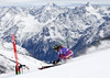 Ragnhild Mowinckel of Norway skiing in first run of women giant slalom race of Audi FIS Alpine skiing World cup in Soelden, Austria. First race of Audi FIS Alpine skiing World cup season 2014-2015, was held on Saturday, 25th of October 2014 on Rettenbach glacier above Soelden, Austria
