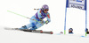 Tina Maze of Slovenia skiing in first run of women giant slalom race of Audi FIS Alpine skiing World cup in Soelden, Austria. First race of Audi FIS Alpine skiing World cup season 2014-2015, was held on Saturday, 25th of October 2014 on Rettenbach glacier above Soelden, Austria
