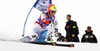 Dominique Gisin of Switzerland skiing in first run of women giant slalom race of Audi FIS Alpine skiing World cup in Soelden, Austria. First race of Audi FIS Alpine skiing World cup season 2014-2015, was held on Saturday, 25th of October 2014 on Rettenbach glacier above Soelden, Austria
