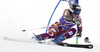 Nina Loeseth of Norway skiing in first run of women giant slalom race of Audi FIS Alpine skiing World cup in Soelden, Austria. First race of Audi FIS Alpine skiing World cup season 2014-2015, was held on Saturday, 25th of October 2014 on Rettenbach glacier above Soelden, Austria
