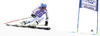 Sara Hector of Sweden skiing in first run of women giant slalom race of Audi FIS Alpine skiing World cup in Soelden, Austria. First race of Audi FIS Alpine skiing World cup season 2014-2015, was held on Saturday, 25th of October 2014 on Rettenbach glacier above Soelden, Austria
