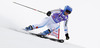 Ylva Staalnacke of Sweden skiing in first run of women giant slalom race of Audi FIS Alpine skiing World cup in Soelden, Austria. First race of Audi FIS Alpine skiing World cup season 2014-2015, was held on Saturday, 25th of October 2014 on Rettenbach glacier above Soelden, Austria
