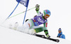 Katarina Lavtar of Slovenia skiing in first run of women giant slalom race of Audi FIS Alpine skiing World cup in Soelden, Austria. First race of Audi FIS Alpine skiing World cup season 2014-2015, was held on Saturday, 25th of October 2014 on Rettenbach glacier above Soelden, Austria

