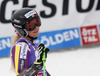 Ragnhild Mowinckel of Norway reacts in finish of the second run of women giant slalom race of Audi FIS Alpine skiing World cup in Soelden, Austria. First race of Audi FIS Alpine skiing World cup season 2014-2015, was held on Saturday, 25th of October 2014 on Rettenbach glacier above Soelden, Austria
