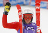 Fifth placed Federica Brignone of Italy reacts in finish of the second run of women giant slalom race of Audi FIS Alpine skiing World cup in Soelden, Austria. First race of Audi FIS Alpine skiing World cup season 2014-2015, was held on Saturday, 25th of October 2014 on Rettenbach glacier above Soelden, Austria
