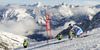 Alexis Pinturault of France skiing in first run of men giant slalom race of Audi FIS Alpine skiing World cup in Soelden, Austria. First race of Audi FIS Alpine skiing World cup season 2014-2015, was held on Sunday, 26th of October 2014 on Rettenbach glacier above Soelden, Austria
