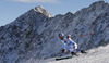 Fritz Dopfer of Germany skiing in first run of men giant slalom race of Audi FIS Alpine skiing World cup in Soelden, Austria. First race of Audi FIS Alpine skiing World cup season 2014-2015, was held on Sunday, 26th of October 2014 on Rettenbach glacier above Soelden, Austria
