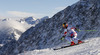 Marcel Hirscher of Austria skiing in first run of men giant slalom race of Audi FIS Alpine skiing World cup in Soelden, Austria. First race of Audi FIS Alpine skiing World cup season 2014-2015, was held on Sunday, 26th of October 2014 on Rettenbach glacier above Soelden, Austria
