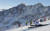 Stefan Luitz of Germany skiing in first run of men giant slalom race of Audi FIS Alpine skiing World cup in Soelden, Austria. First race of Audi FIS Alpine skiing World cup season 2014-2015, was held on Sunday, 26th of October 2014 on Rettenbach glacier above Soelden, Austria
