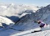 Kjetil Jansrud of Norway skiing in first run of men giant slalom race of Audi FIS Alpine skiing World cup in Soelden, Austria. First race of Audi FIS Alpine skiing World cup season 2014-2015, was held on Sunday, 26th of October 2014 on Rettenbach glacier above Soelden, Austria
