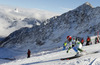 Zan Kranjec of Slovenia skiing in first run of men giant slalom race of Audi FIS Alpine skiing World cup in Soelden, Austria. First race of Audi FIS Alpine skiing World cup season 2014-2015, was held on Sunday, 26th of October 2014 on Rettenbach glacier above Soelden, Austria
