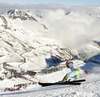 Zan Kranjec of Slovenia skiing in first run of men giant slalom race of Audi FIS Alpine skiing World cup in Soelden, Austria. First race of Audi FIS Alpine skiing World cup season 2014-2015, was held on Sunday, 26th of October 2014 on Rettenbach glacier above Soelden, Austria
