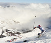 Samu Torsti of Finland skiing in first run of men giant slalom race of Audi FIS Alpine skiing World cup in Soelden, Austria. First race of Audi FIS Alpine skiing World cup season 2014-2015, was held on Sunday, 26th of October 2014 on Rettenbach glacier above Soelden, Austria
