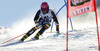 Marcus Sandell of Finland skiing in first run of men giant slalom race of Audi FIS Alpine skiing World cup in Soelden, Austria. First race of Audi FIS Alpine skiing World cup season 2014-2015, was held on Sunday, 26th of October 2014 on Rettenbach glacier above Soelden, Austria
