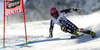 Marcus Sandell of Finland skiing in first run of men giant slalom race of Audi FIS Alpine skiing World cup in Soelden, Austria. First race of Audi FIS Alpine skiing World cup season 2014-2015, was held on Sunday, 26th of October 2014 on Rettenbach glacier above Soelden, Austria
