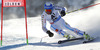 Andre Myhrer of Sweden skiing in first run of men giant slalom race of Audi FIS Alpine skiing World cup in Soelden, Austria. First race of Audi FIS Alpine skiing World cup season 2014-2015, was held on Sunday, 26th of October 2014 on Rettenbach glacier above Soelden, Austria
