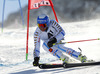 Andre Myhrer of Sweden skiing in first run of men giant slalom race of Audi FIS Alpine skiing World cup in Soelden, Austria. First race of Audi FIS Alpine skiing World cup season 2014-2015, was held on Sunday, 26th of October 2014 on Rettenbach glacier above Soelden, Austria
