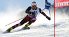 Ivica Kostelic of Croatia skiing in first run of men giant slalom race of Audi FIS Alpine skiing World cup in Soelden, Austria. First race of Audi FIS Alpine skiing World cup season 2014-2015, was held on Sunday, 26th of October 2014 on Rettenbach glacier above Soelden, Austria
