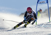 Samu Torsti of Finland skiing in first run of men giant slalom race of Audi FIS Alpine skiing World cup in Soelden, Austria. First race of Audi FIS Alpine skiing World cup season 2014-2015, was held on Sunday, 26th of October 2014 on Rettenbach glacier above Soelden, Austria
