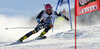 Samu Torsti of Finland skiing in first run of men giant slalom race of Audi FIS Alpine skiing World cup in Soelden, Austria. First race of Audi FIS Alpine skiing World cup season 2014-2015, was held on Sunday, 26th of October 2014 on Rettenbach glacier above Soelden, Austria

