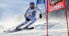 Calle Lindh of Sweden skiing in first run of men giant slalom race of Audi FIS Alpine skiing World cup in Soelden, Austria. First race of Audi FIS Alpine skiing World cup season 2014-2015, was held on Sunday, 26th of October 2014 on Rettenbach glacier above Soelden, Austria
