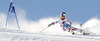 Alexis Pinturault of France skiing in first run of men giant slalom race of Audi FIS Alpine skiing World cup in Soelden, Austria. First race of Audi FIS Alpine skiing World cup season 2014-2015, was held on Sunday, 26th of October 2014 on Rettenbach glacier above Soelden, Austria
