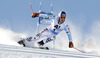 Fritz Dopfer of Germany skiing in first run of men giant slalom race of Audi FIS Alpine skiing World cup in Soelden, Austria. First race of Audi FIS Alpine skiing World cup season 2014-2015, was held on Sunday, 26th of October 2014 on Rettenbach glacier above Soelden, Austria
