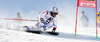 Gino Caviezel of Switzerland skiing in first run of men giant slalom race of Audi FIS Alpine skiing World cup in Soelden, Austria. First race of Audi FIS Alpine skiing World cup season 2014-2015, was held on Sunday, 26th of October 2014 on Rettenbach glacier above Soelden, Austria
