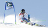 Sandro Jenal of Switzerland skiing in first run of men giant slalom race of Audi FIS Alpine skiing World cup in Soelden, Austria. First race of Audi FIS Alpine skiing World cup season 2014-2015, was held on Sunday, 26th of October 2014 on Rettenbach glacier above Soelden, Austria

