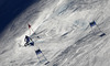 Justin Murisier of Switzerland skiing in the second run of men giant slalom race of Audi FIS Alpine skiing World cup in Soelden, Austria. First race of Audi FIS Alpine skiing World cup season 2014-2015, was held on Sunday, 26th of October 2014 on Rettenbach glacier above Soelden, Austria
