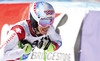 Carlo Janka of Switzerland reacts in finish of the second run of men giant slalom race of Audi FIS Alpine skiing World cup in Soelden, Austria. First race of Audi FIS Alpine skiing World cup season 2014-2015, was held on Sunday, 26th of October 2014 on Rettenbach glacier above Soelden, Austria

