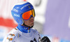 Matts Olsson of Sweden reacts in finish of the second run of men giant slalom race of Audi FIS Alpine skiing World cup in Soelden, Austria. First race of Audi FIS Alpine skiing World cup season 2014-2015, was held on Sunday, 26th of October 2014 on Rettenbach glacier above Soelden, Austria
