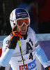 Second placed Fritz Dopfer of Germany reacts in finish of the second run of men giant slalom race of Audi FIS Alpine skiing World cup in Soelden, Austria. First race of Audi FIS Alpine skiing World cup season 2014-2015, was held on Sunday, 26th of October 2014 on Rettenbach glacier above Soelden, Austria
