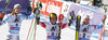 Winner Marcel Hirscher of Austria (M), second placed Fritz Dopfer of Germany (L) and third placed Alexis Pinturault of France (R) celebrate their medals won in the men giant slalom race of Audi FIS Alpine skiing World cup in Soelden, Austria. First race of Audi FIS Alpine skiing World cup season 2014-2015, was held on Sunday, 26th of October 2014 on Rettenbach glacier above Soelden, Austria
