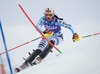 Christina Geiger of Germany in action during 1st run of ladies Slalom of FIS ski alpine world cup at the Levi Black in Levi, Finland on 2014/11/15.
